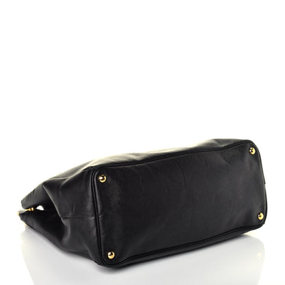 Prada Saffiano Lux Extra Large Galleria Double Zip Tote Black 4 of 8