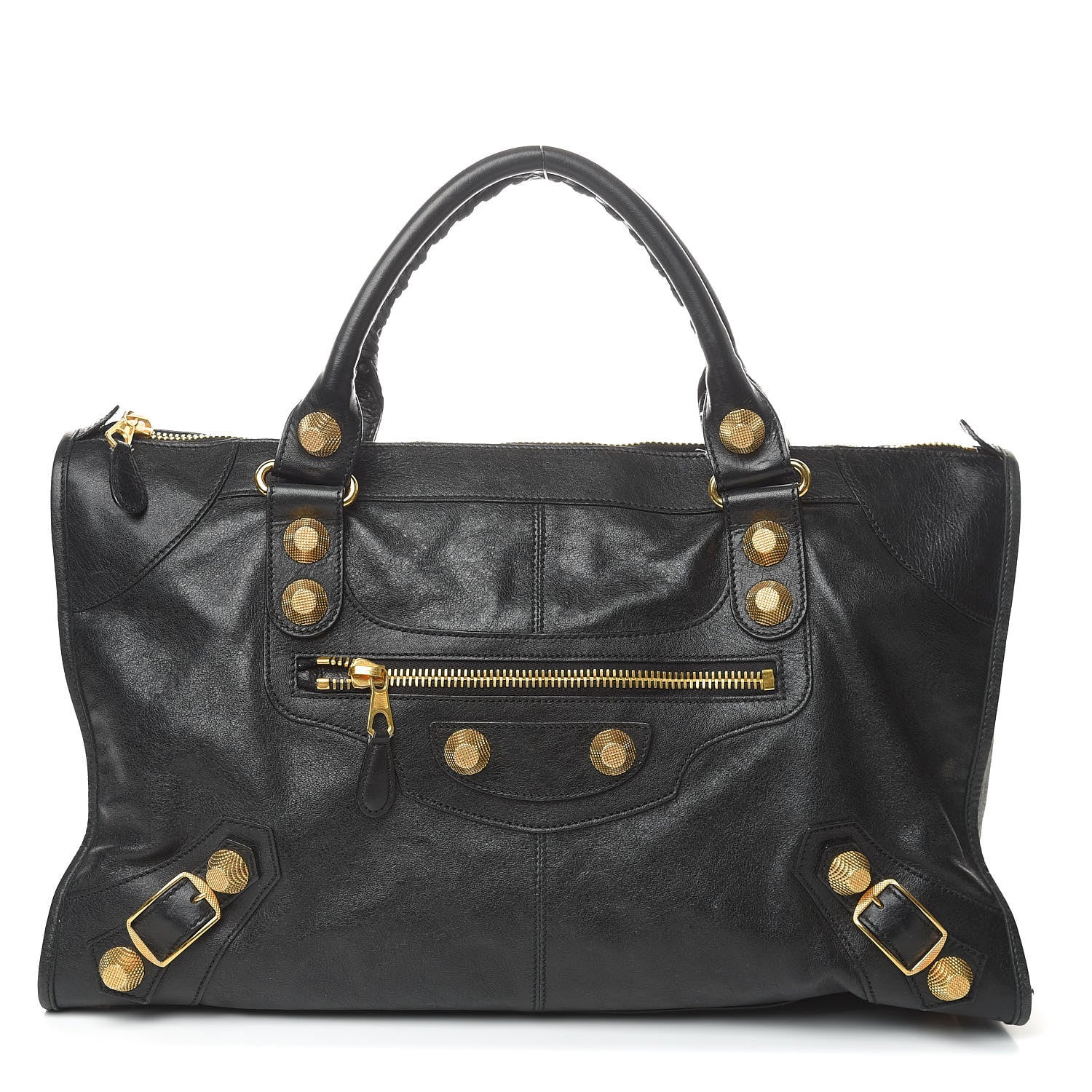 Balenciaga Agneau Giant 21 Gold Hardware Work Black 1 of 13