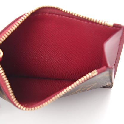 Louis Vuitton Monogram Zipped Card Holder Fuchsia 5 of 6