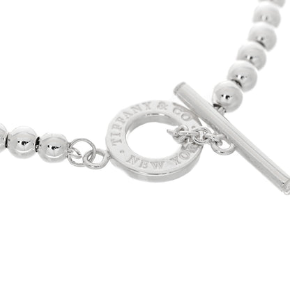 Tiffany Sterling Silver 4mm Beads Toggle Bracelet 3 of 4