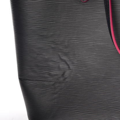Louis Vuitton Epi Neverfull MM Black Hot Pink 12 of 13