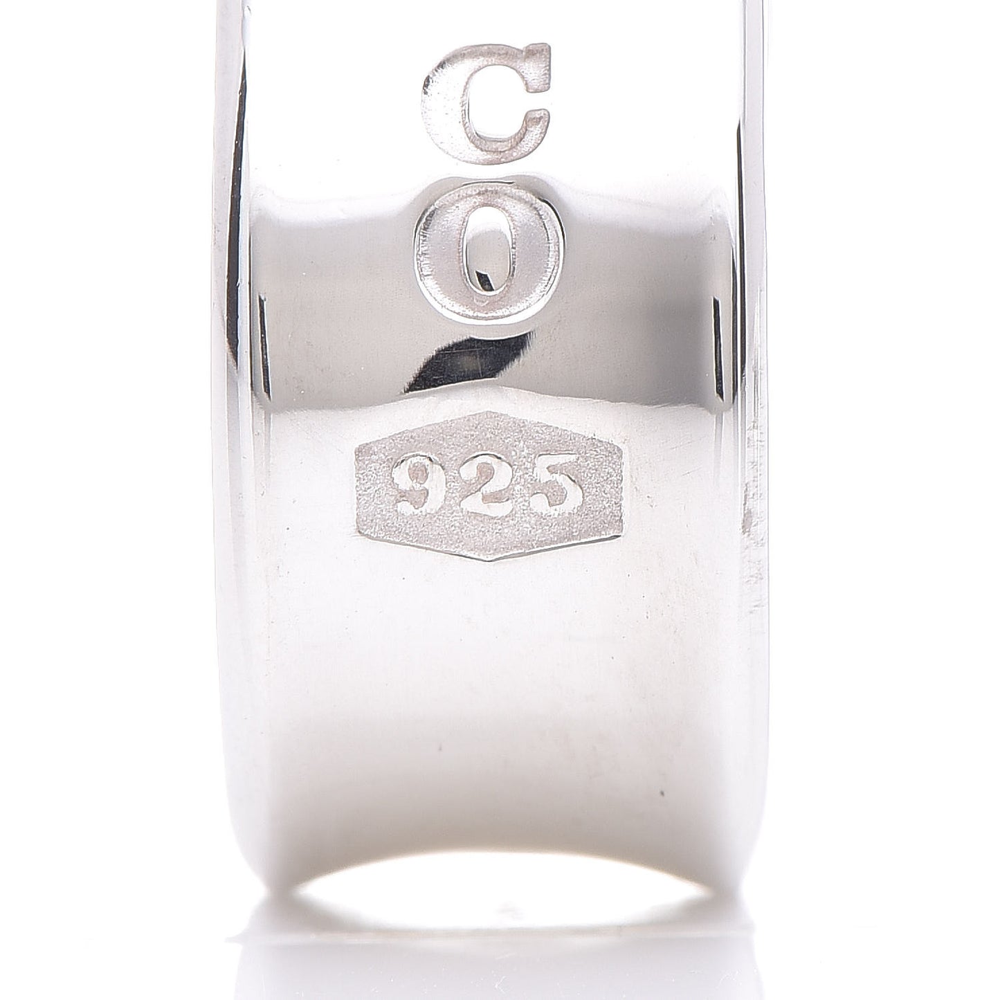 Sterling Silver Wide 1837 Hoop Earrings