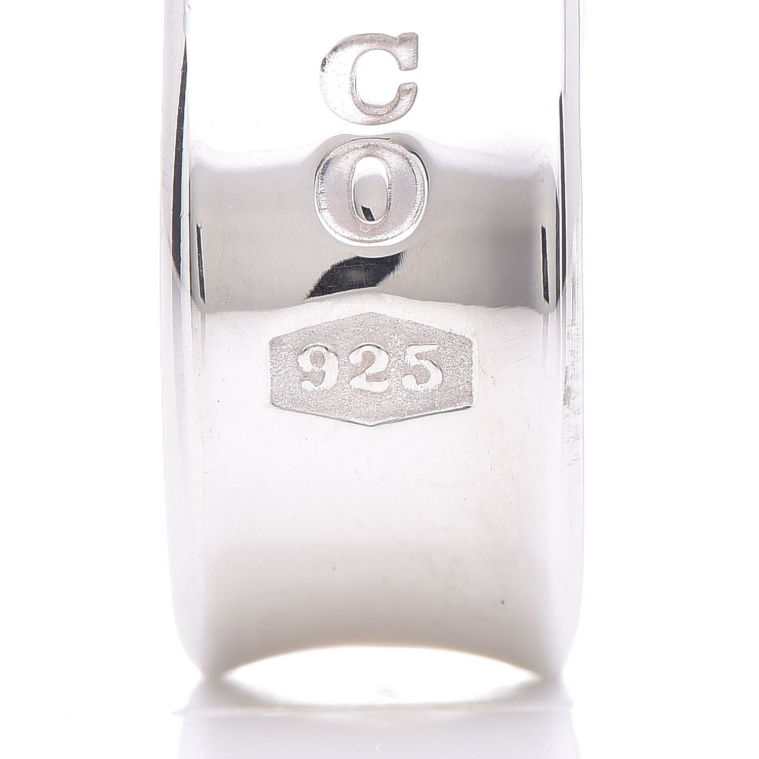 Tiffany Sterling Silver Wide 1837 Hoop Earrings 7 of 10