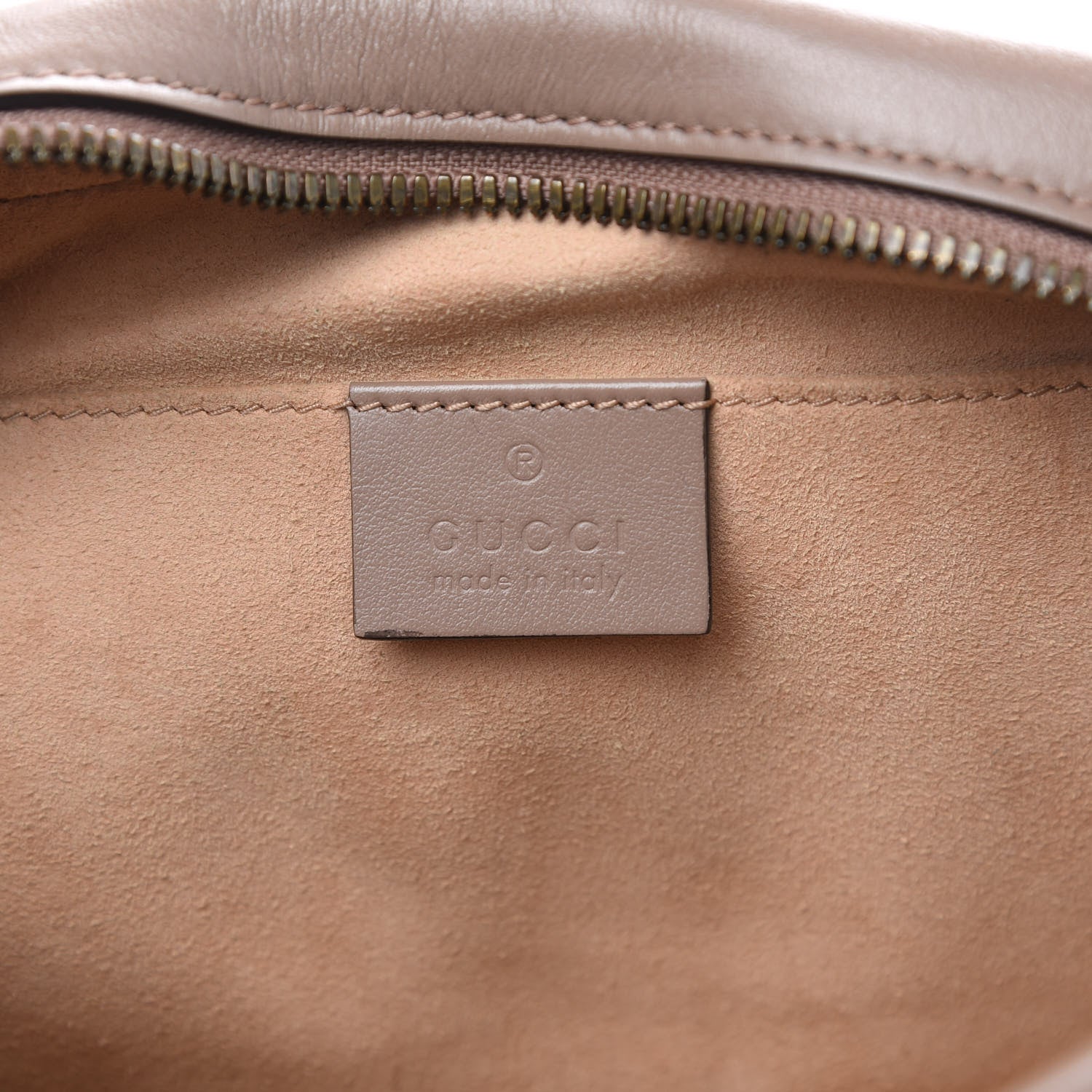 Gucci Calfskin Matelasse Small GG Marmont Chain Shoulder Bag Porcelain Rose 6 of 12