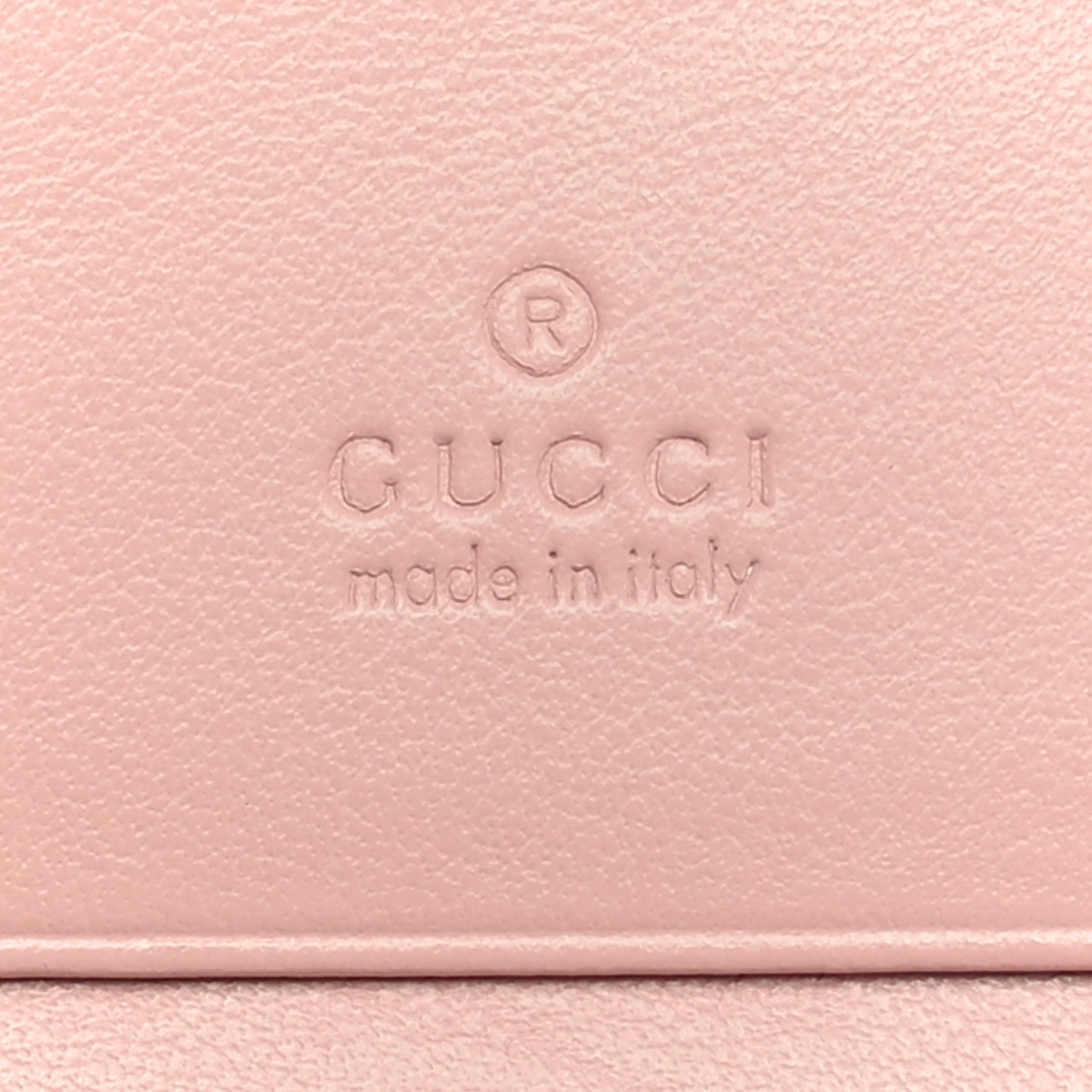 Gucci Calfskin Matelasse GG Marmont Card Case Wallet Perfect Pink 6 of 10