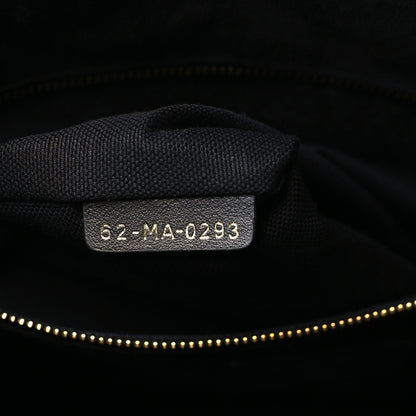 Christian Dior Calfskin Macro Cannage Medium Book Tote Black 7 of 12