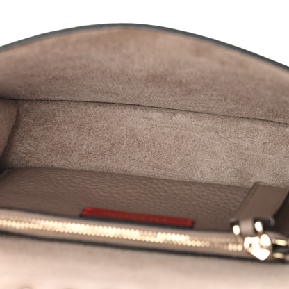 Valentino Garavani Pebbled Calfskin Rockstud Side Slip Crossbody Poudre 5 of 9