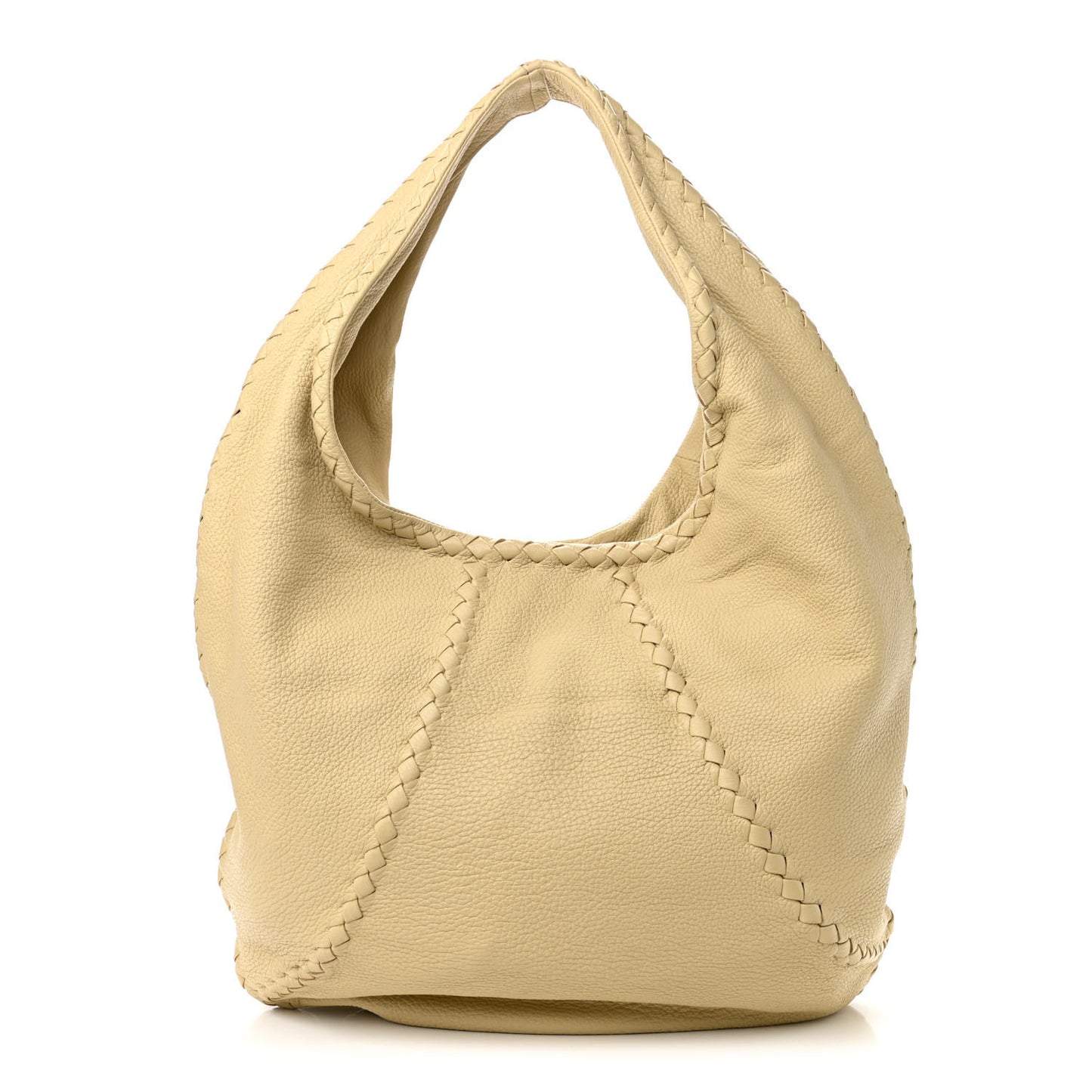 Cervo Deerskin Large Hobo Light Yellow