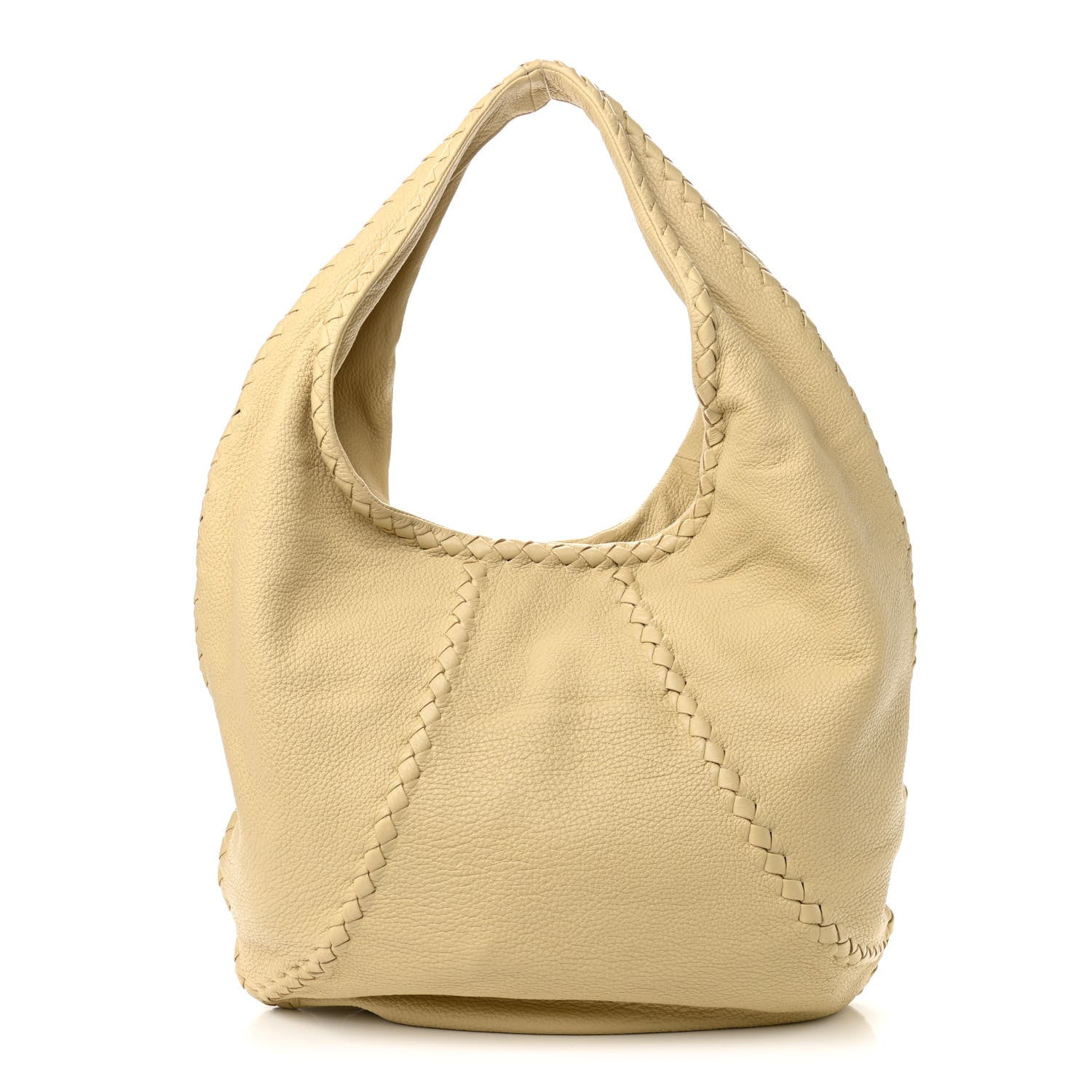 Bottega Veneta Cervo Deerskin Large Hobo Light Yellow 1 of 10