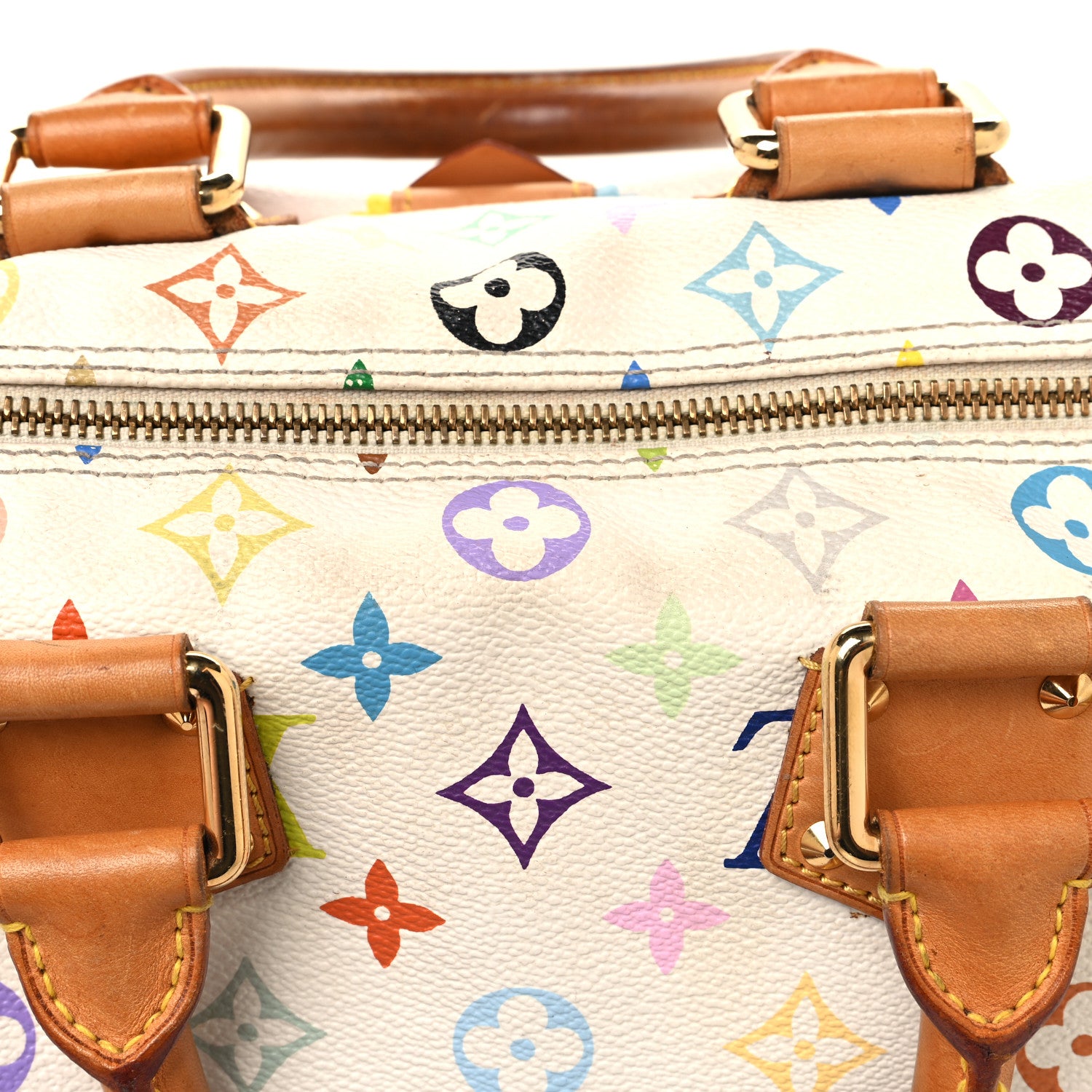 Louis Vuitton Monogram Multicolor Speedy 30 White 15 of 15