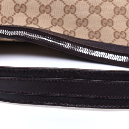 Gucci Monogram Large GG Twins Hobo Dark Brown 12 of 14