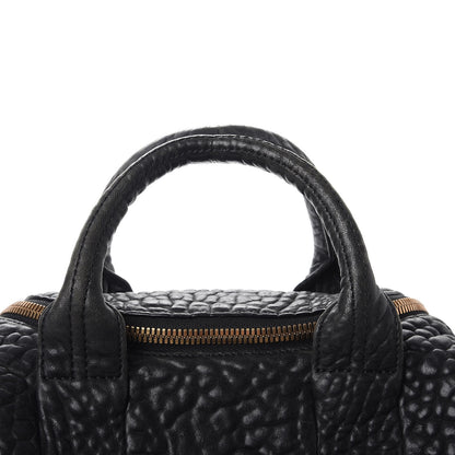 Alexander Wang Pebbled Lambskin Rockie Black Gold Hardware 9 of 11