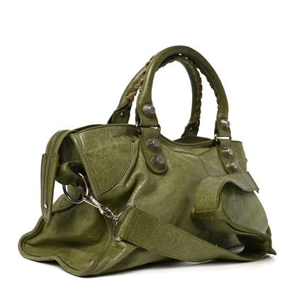 Balenciaga Agneau Giant 21 Silver Hardware Part Time Olive 4 of 12