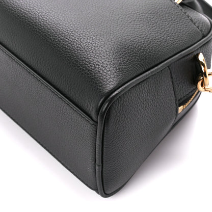 Versace Saffiano Virtus Small Bowling Bag Black 13 of 15