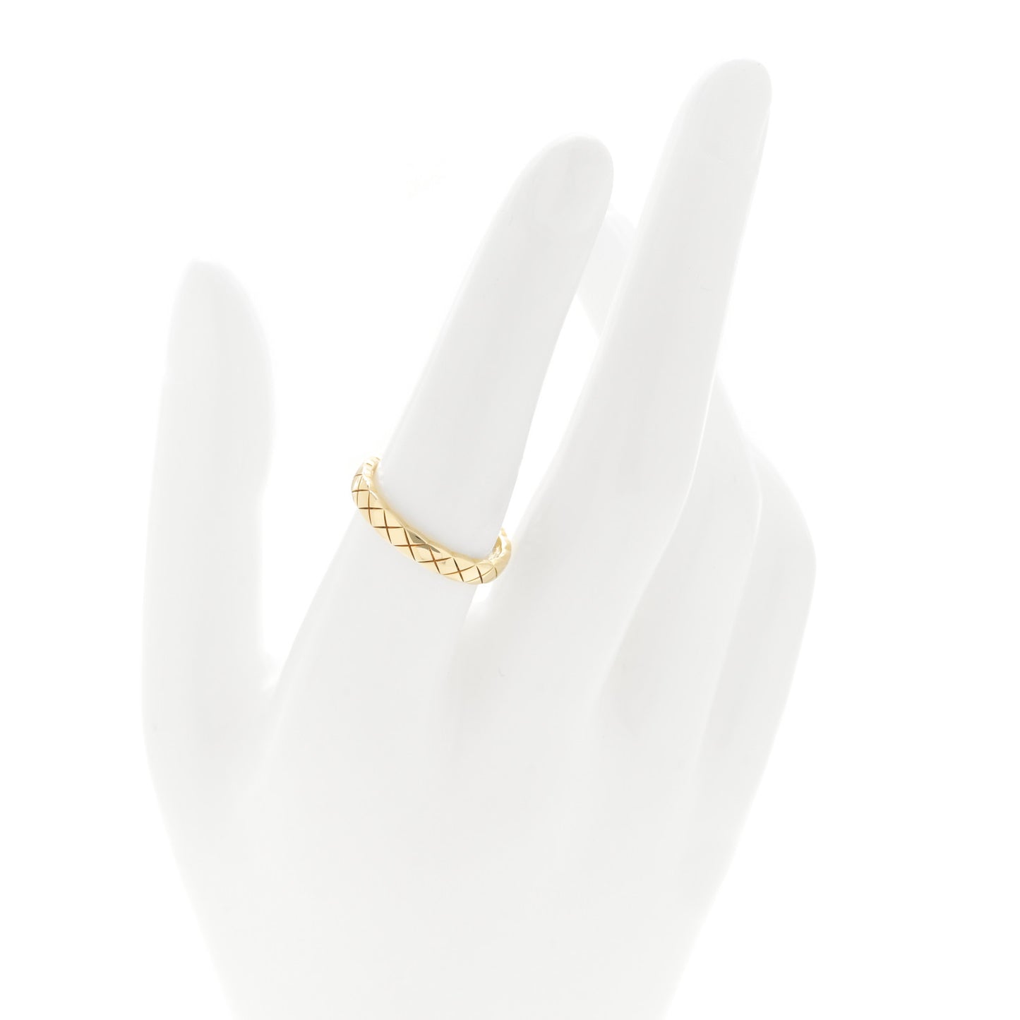 18K Yellow Gold Mini Coco Crush Ring 55 7.25