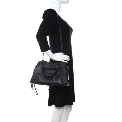 Balenciaga Smooth Calfskin Neo Classic Black Hardware S City Black 2 of 8