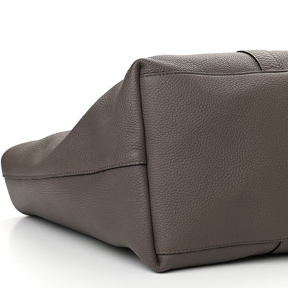 Gucci Pebbled Calfskin Carry On Duffle Grey 9 of 12