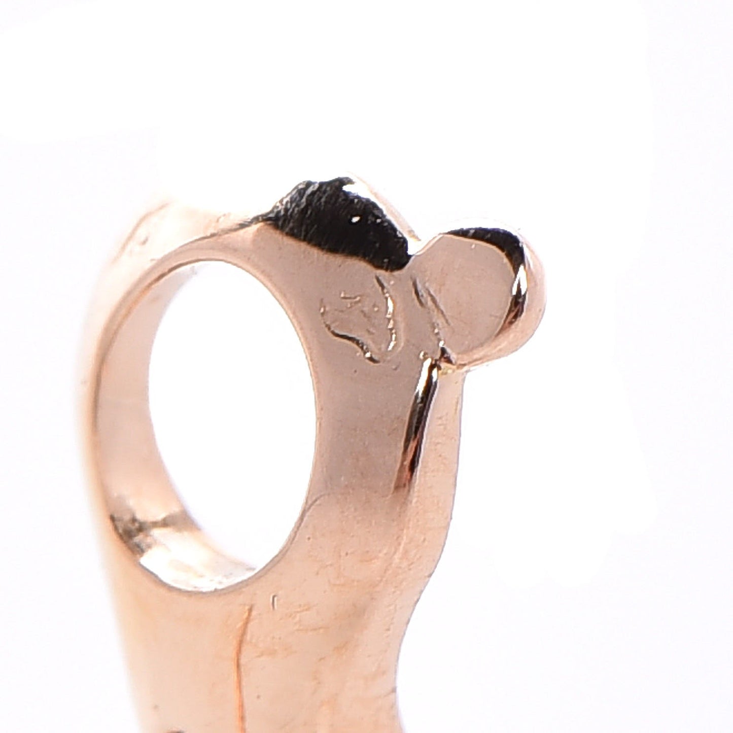 18K Rose Gold Mother of Pearl Vintage Alhambra Earrings