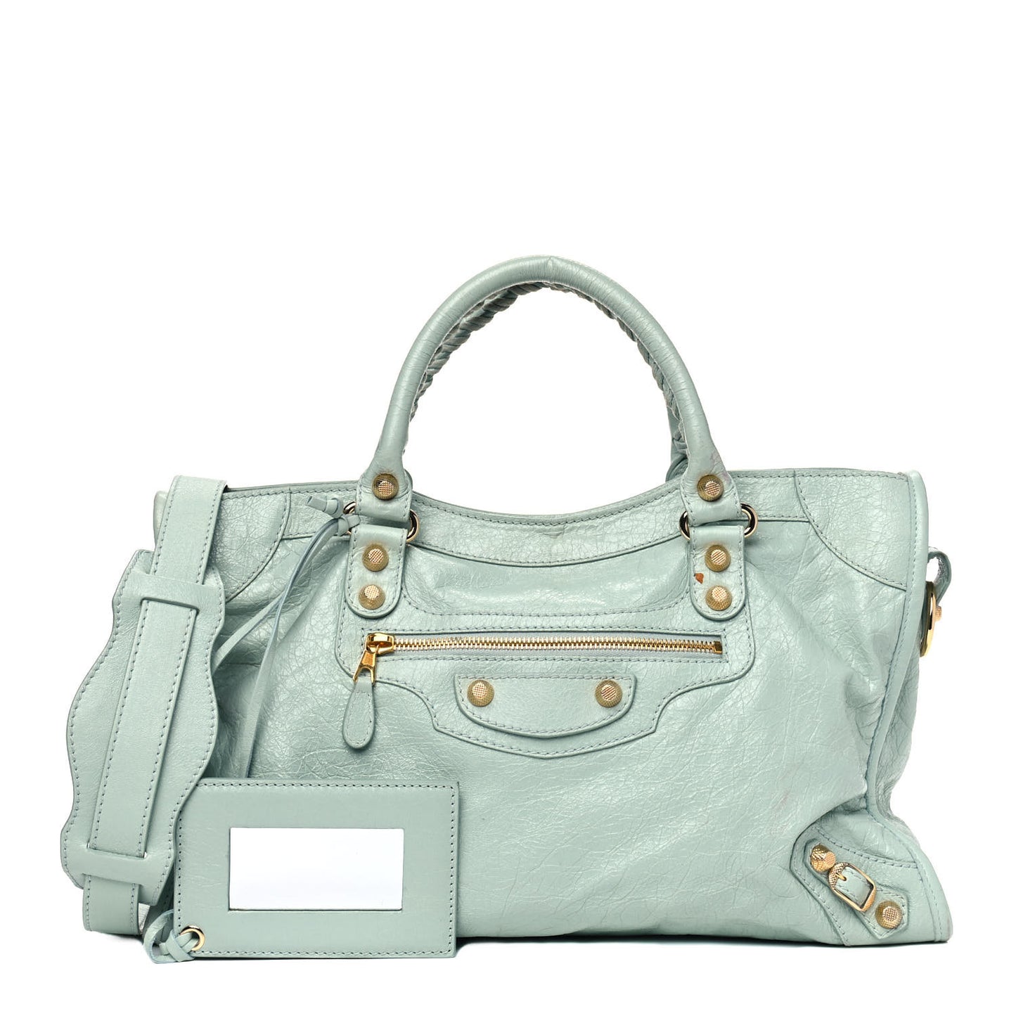 Agneau Giant 12 Gold Hardware City Vert Jade