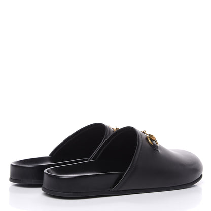 Gucci Calfskin Mens Horsebit River Slippers 10 Black 4 of 9