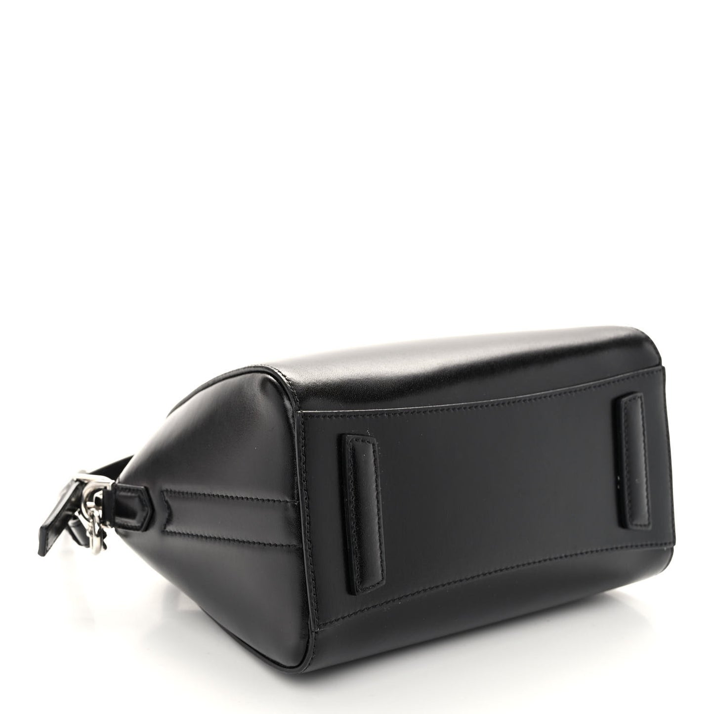 Shiny Lord Calfskin Mini Antigona Black