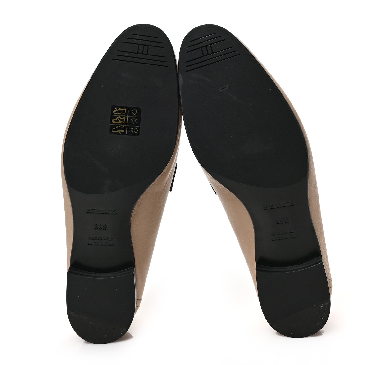 Hermes Goatskin Womens Royal Loafers 39.5 Multicolor 5 of 8
