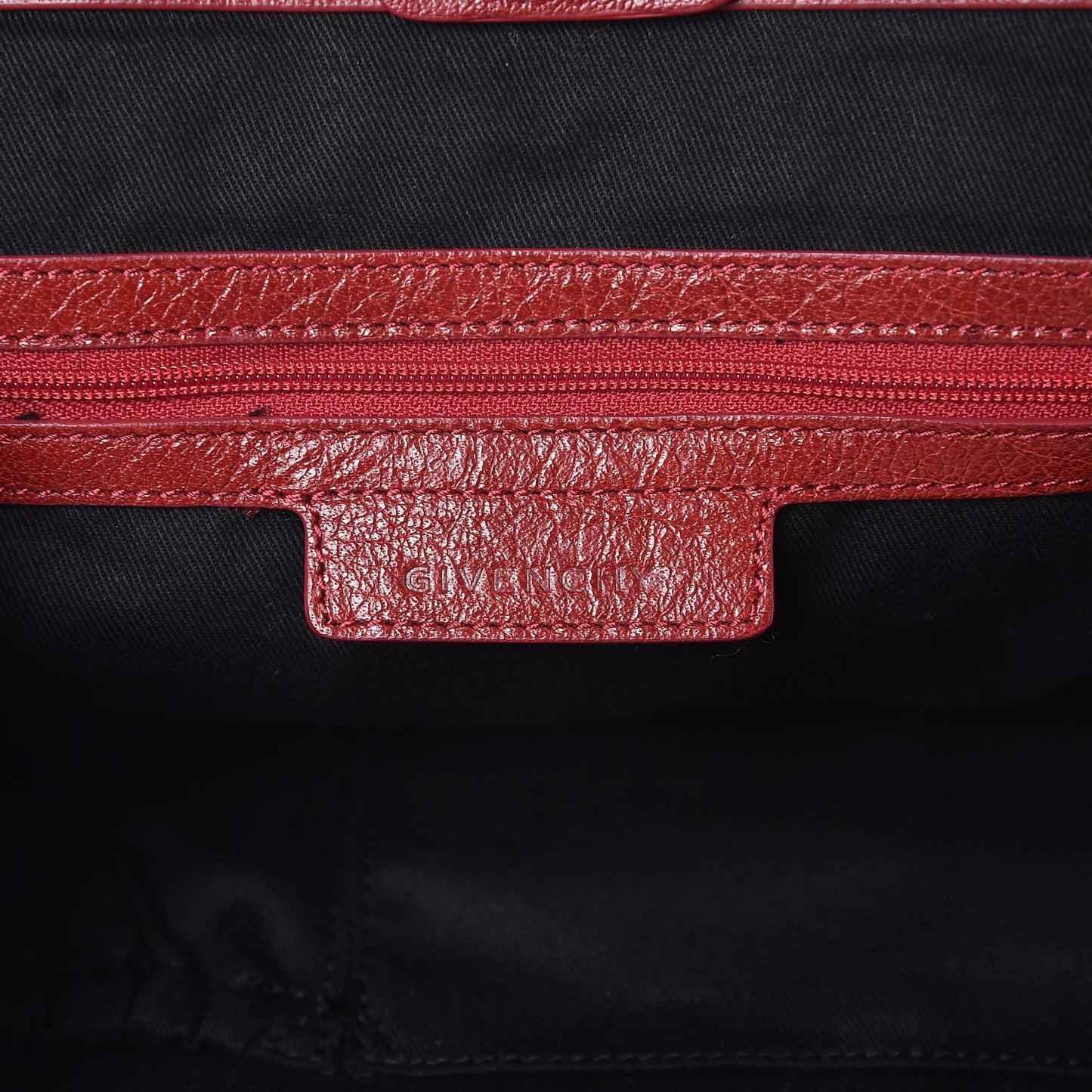 Calfskin Foldover Tote Red