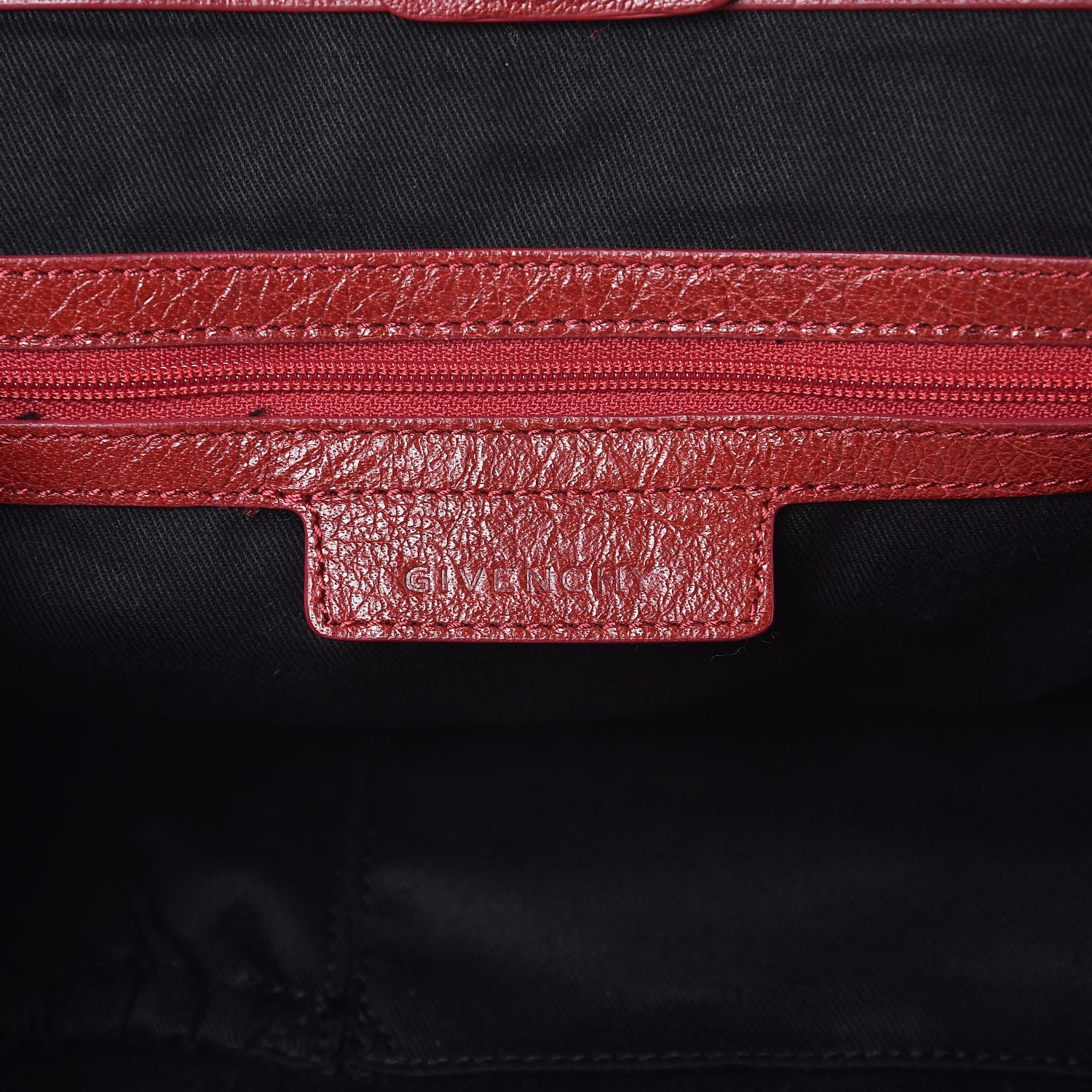 Givenchy Calfskin Foldover Tote Red 8 of 9