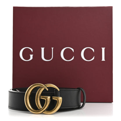 Gucci Calfskin Double G 30mm Belt 90 36 Black 8 of 8
