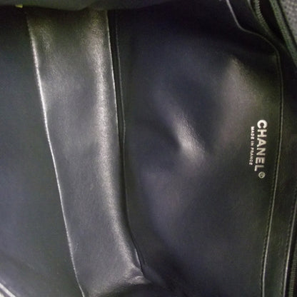 Chanel Caviar JUMBO Classic Flap Dark Navy Blue 6 of 10