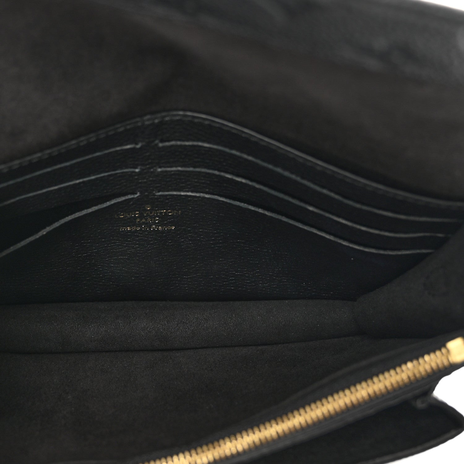 Louis Vuitton Empreinte Vavin Chain Wallet Black 5 of 10