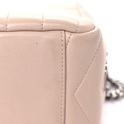 Saint Laurent Calfskin Y Quilted Monogram Small Loulou Bowling Bag Nude Powder 10 of 14