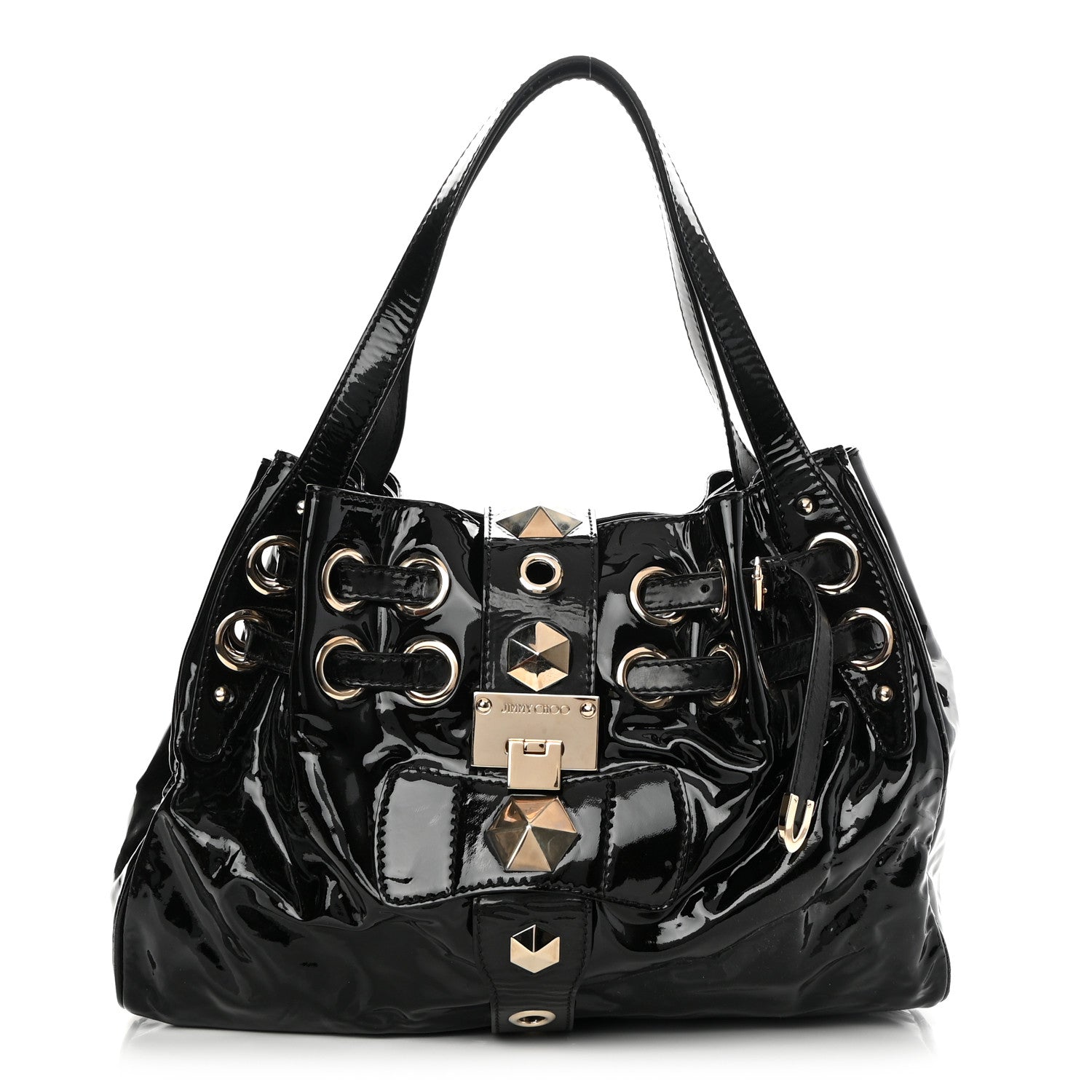 Jimmy Choo Patent Ramona Black 1 of 12