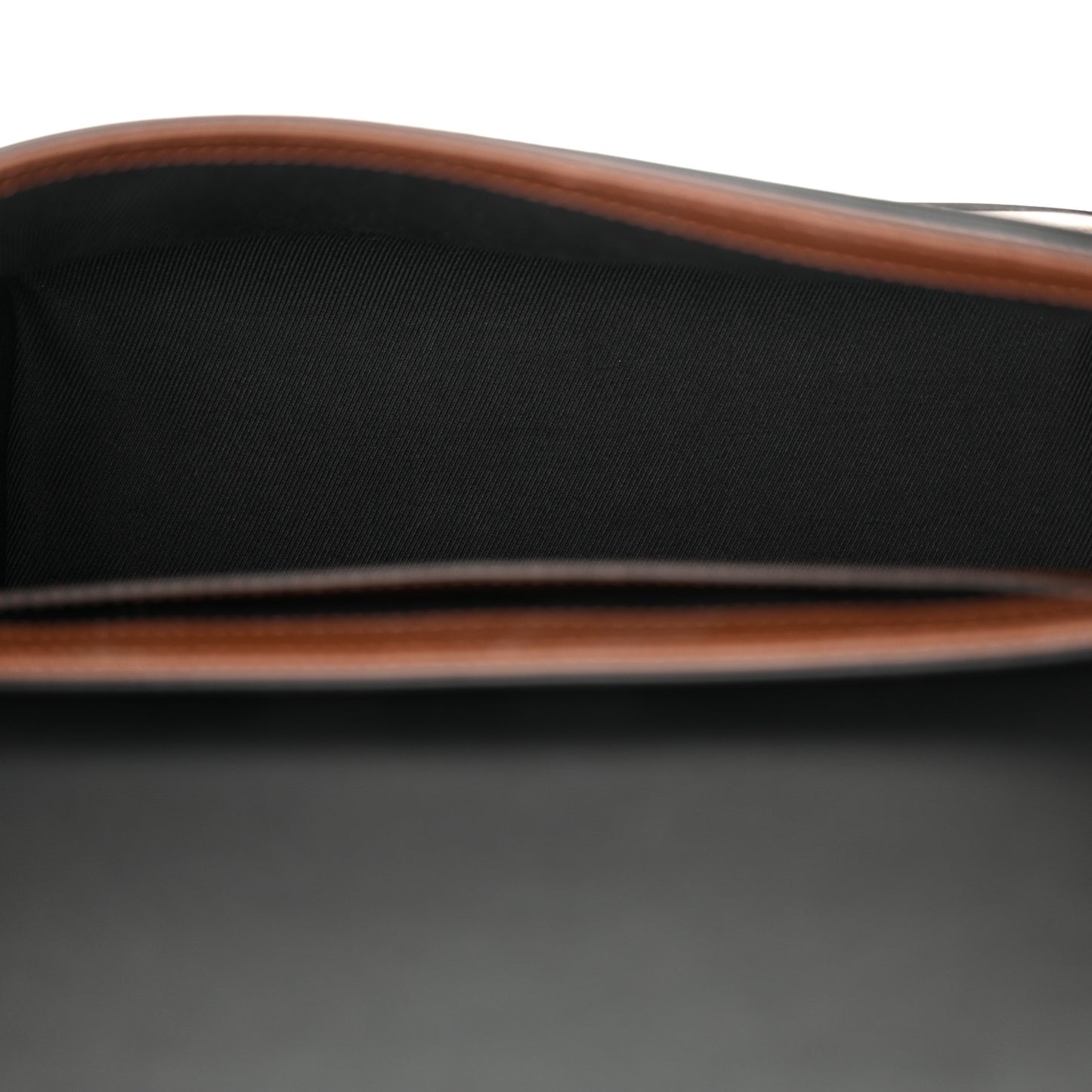Calfskin Giant Check E-Canvas Note Crossbody Bag Dark Birch Brown