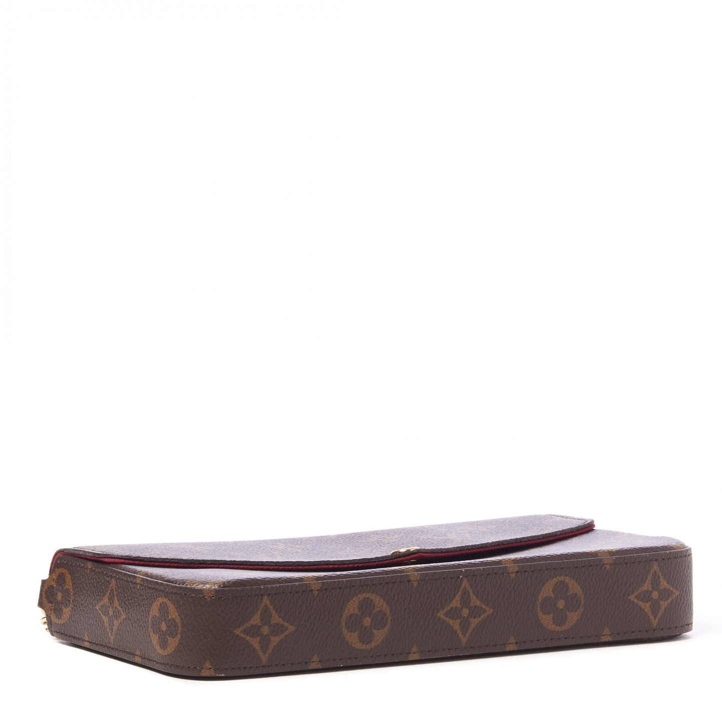 Monogram Pochette Felicie Chain Wallet Fuchsia