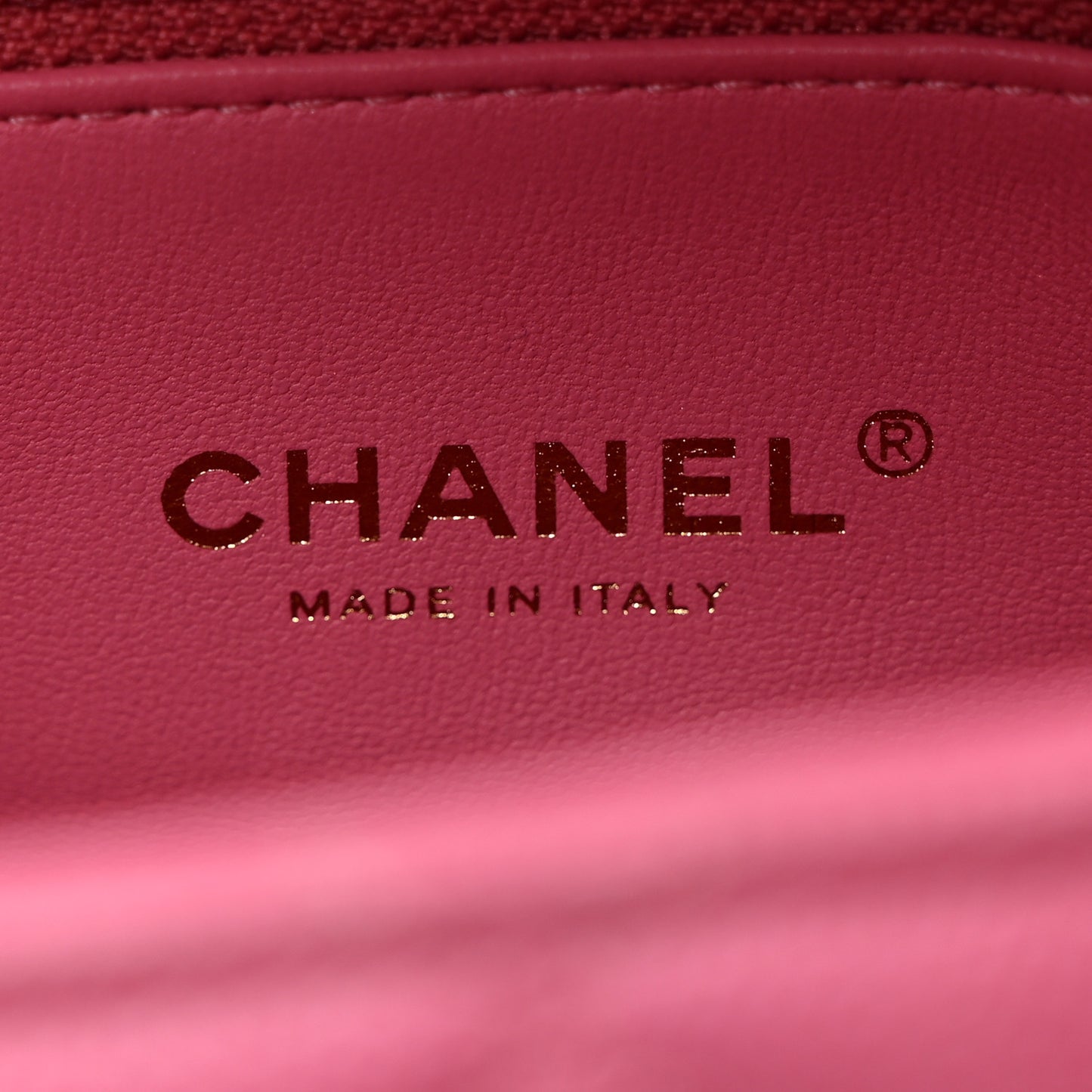 Caviar Lizard Embossed Quilted Mini Coco Handle Flap Pink