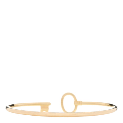 Tiffany 18K Yellow Gold Keys Wire Bracelet 2 of 4