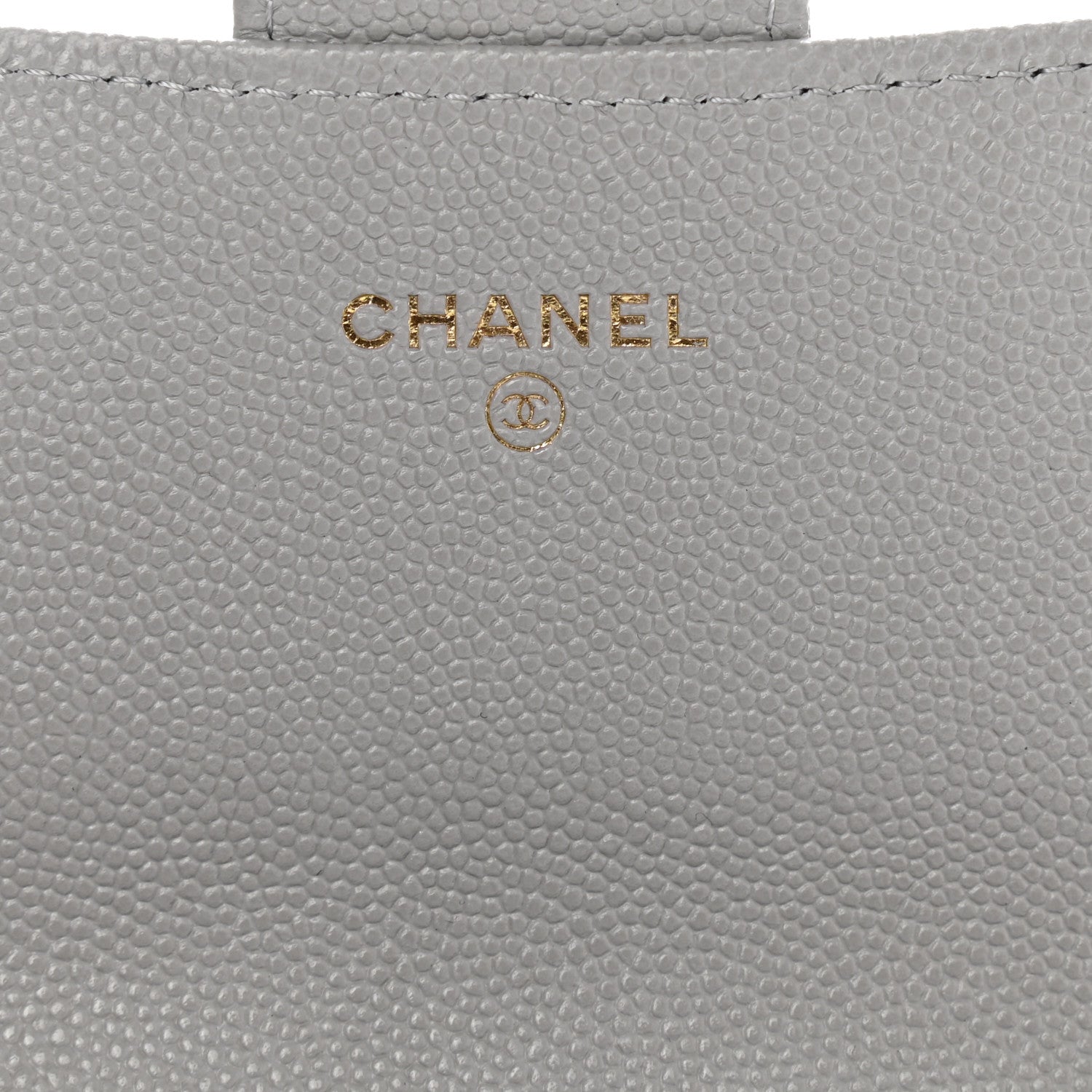 Chanel Caviar Quilted Large Flap Wallet Grey 6 of 8
