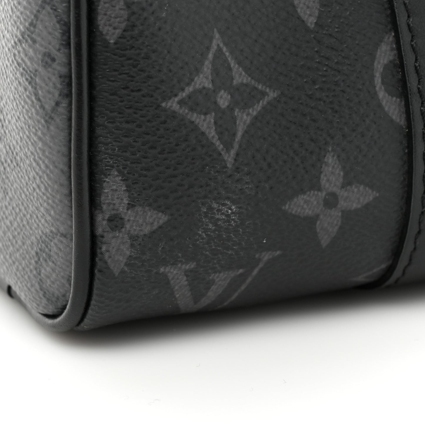 Reverse Monogram Eclipse Keepall XS Black