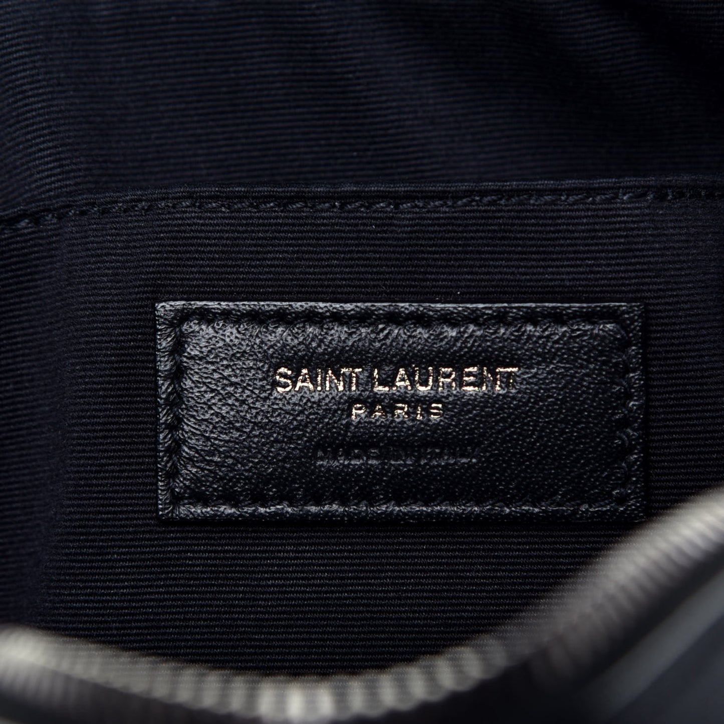 Calfskin Matelasse Monogram Lou Camera Bag Black