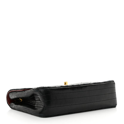 Chanel Lambskin Quilted Single Flap Bag Black 4 of 11