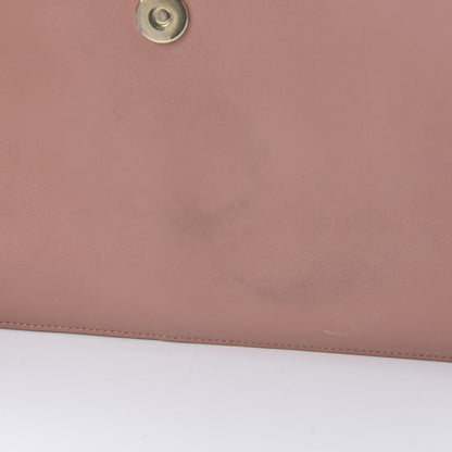 Chloe Calfskin Suede Medium Faye Shoulder Bag Misty Rose Dark Purple 13 of 13