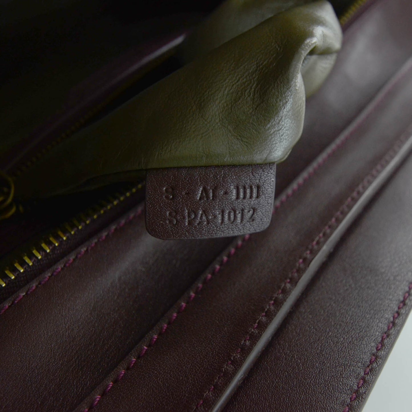 Smooth Calfskin Mini Luggage Wine