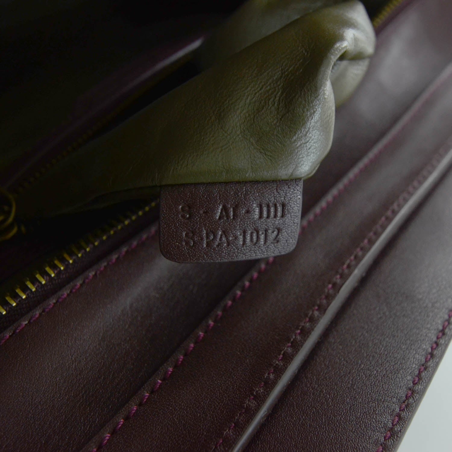 Celine Smooth Calfskin Mini Luggage Wine 9 of 11