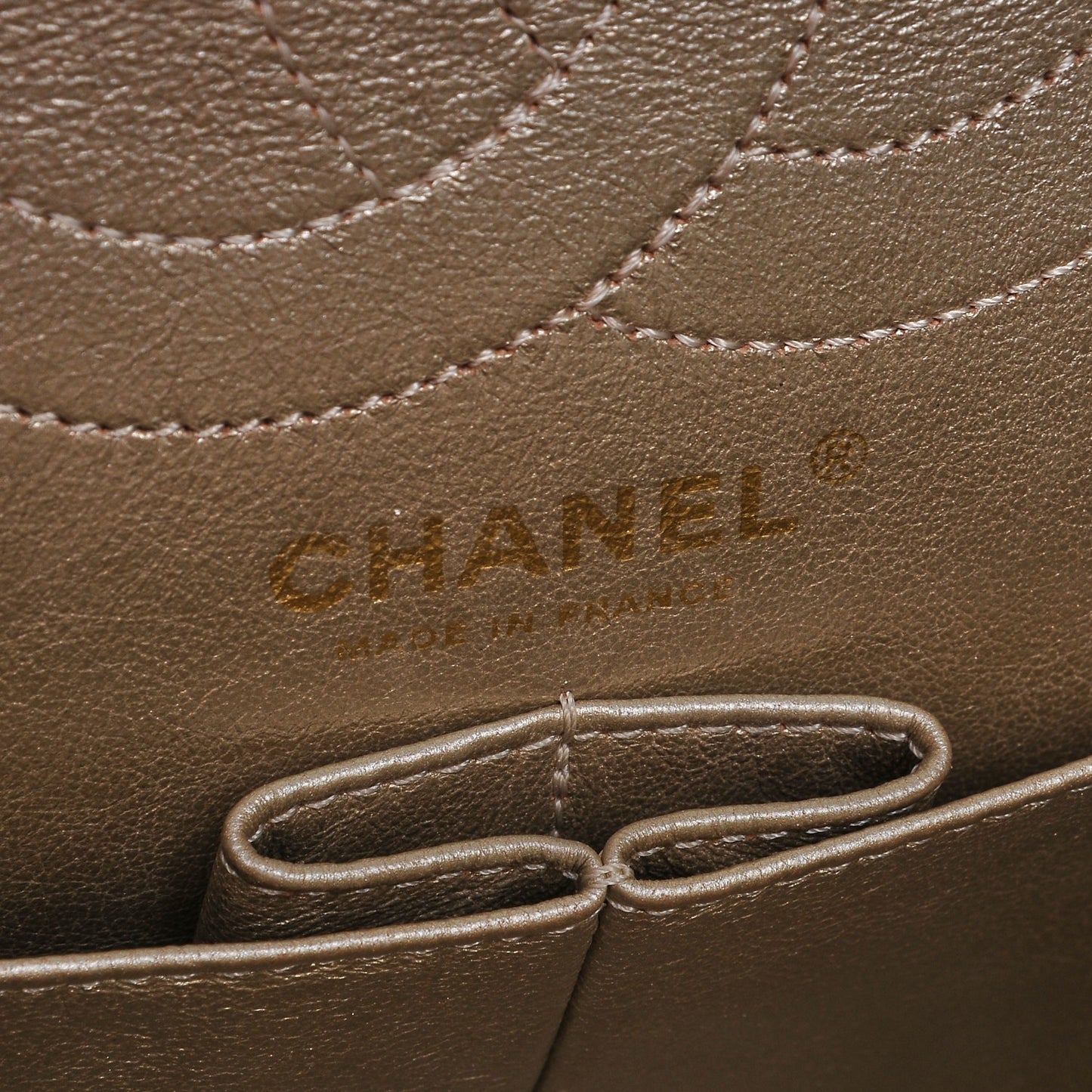 Metallic Aged Calfskin Quilted 2.55 Reissue 226 Flap Gold