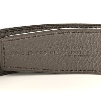 Hermes Box Togo So Black 32mm H Belt 90 Black Etain 5 of 5