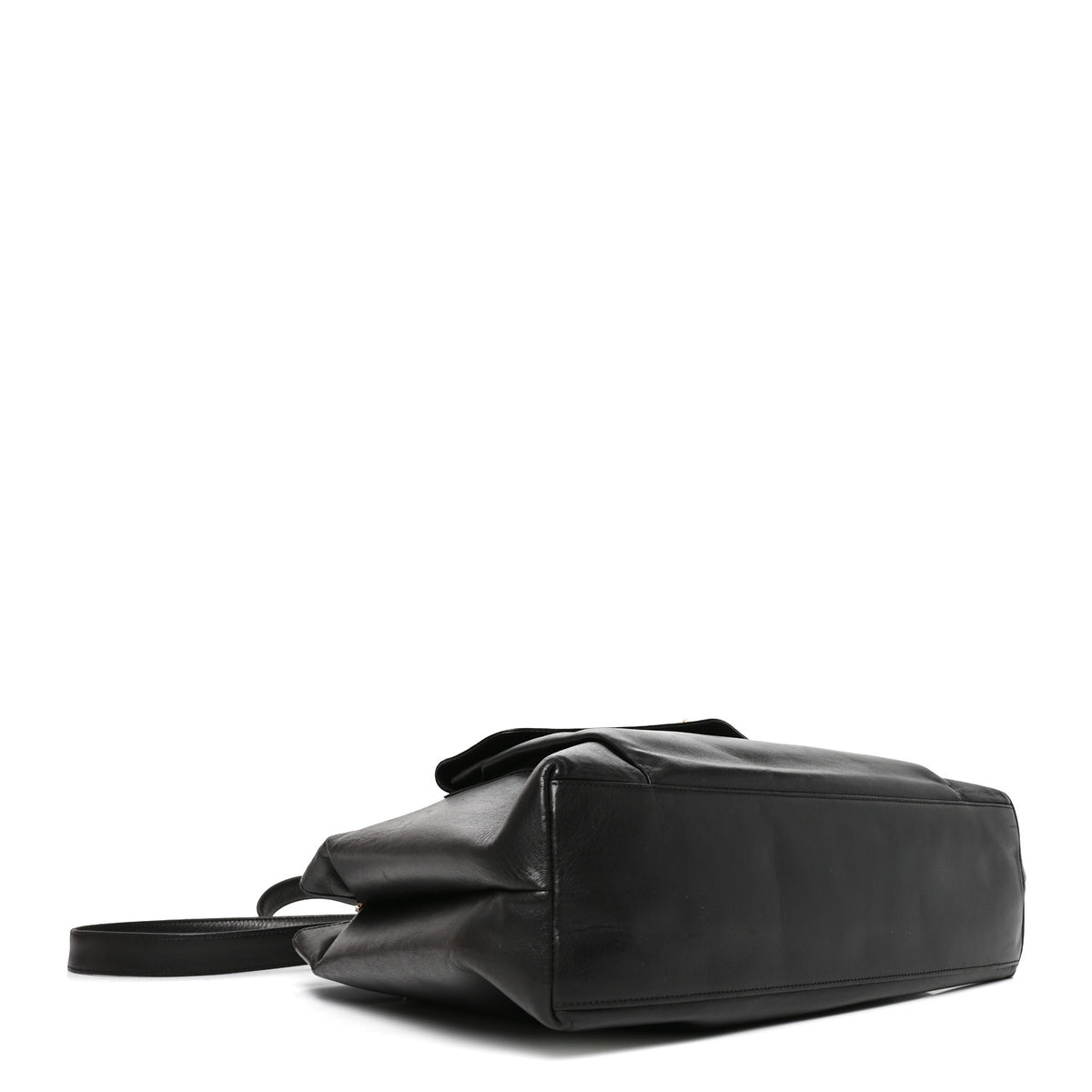 Chanel Lambskin Flap Shoulder Bag Black 3 of 8