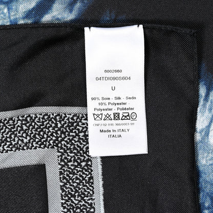 Christian Dior Silk Tie Dior Square Scarf Blue 3 of 8