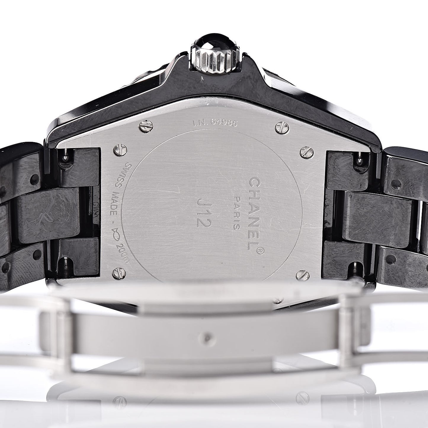 Stainless Steel Ceramic Emerald 38mm J12 Automatic Watch Black