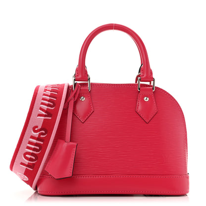 Louis Vuitton Epi Jacquard Alma BB Rose Pondicherry 1 of 9